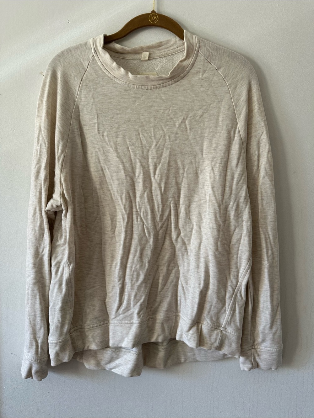 Lou & Grey Loft Cream signature soft sweatshirt